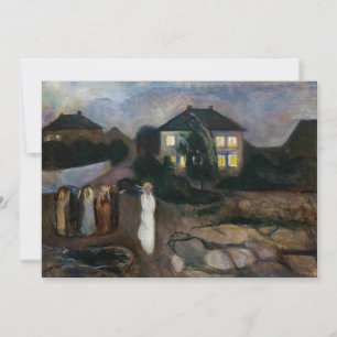 Invitation Edvard Munch - La tempête