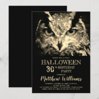 Eerie Night Owl Halloween 30e Anniversaire Fête In