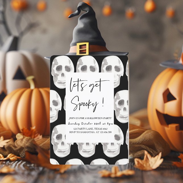 Invitation Effrayant Faisons-nous Épouvantable | Fête d'Hallo (Créateur téléchargé)