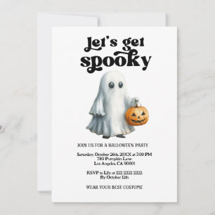 Invitation Éffrayant, fête d'Halloween