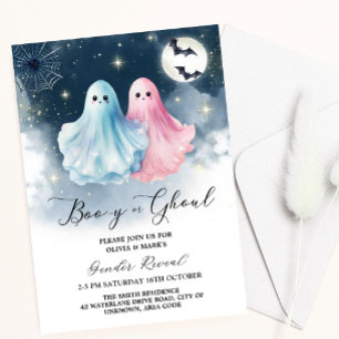 Invitation Éffrayant Ghost Ghoul Halloween Révélation de genr