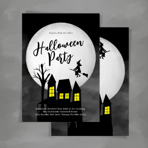 Invitation Éffrayant Haunted House Halloween fête personnalis