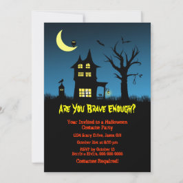 Invitation Éffrayant Haunted House Halloween Parti
