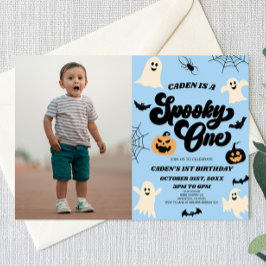 Invitation Éffrayant Un Halloween 1ère fête d'anniversaire