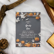 Éffrayant un joli Halloween premier anniversaire