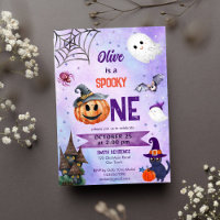 Éffrayant une fête d'anniversaire d'Halloween modè