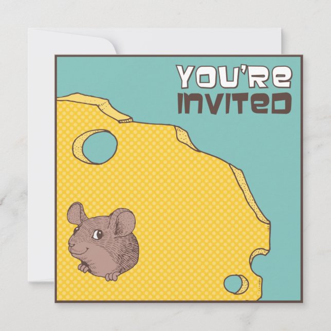 Invitation effrontée de fête d'anniversaire de (Devant)