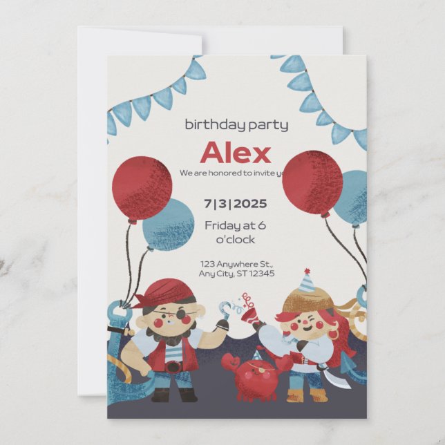 Invitation Einladung (Vorderseite)