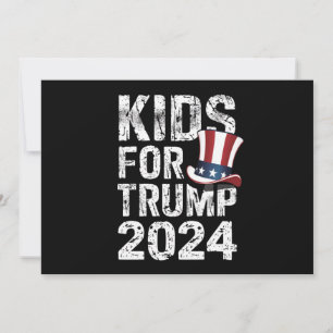 Invitation Élection américaine 2024 de Kids For Trump
