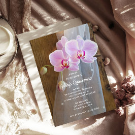 Invitation Elégance rustique Quinceanera Barn Party