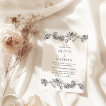 Élégance vintage : Mariage noir et blanc classique