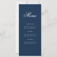 Elégant 80e anniversaire Menu de fête Gold Marine