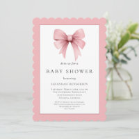 Élégant Baby shower de fille de béquille rose en r