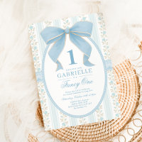 Elégant Bleu Bow Fancy One Love Shack 1er Annivers