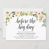 Élégant Blush Mariage Dîner de répétition Invitati