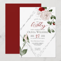 Elégant Blush Rose Anniversaire Argent Cadre