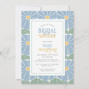 Invitation Elegant Boho Fleur sauvage Fête des mariées floral