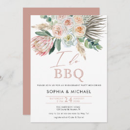 Invitation Elegant Boho I do BBQ Engagement Party