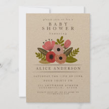 Elégant Bouquet Dames Baby shower personnalisé