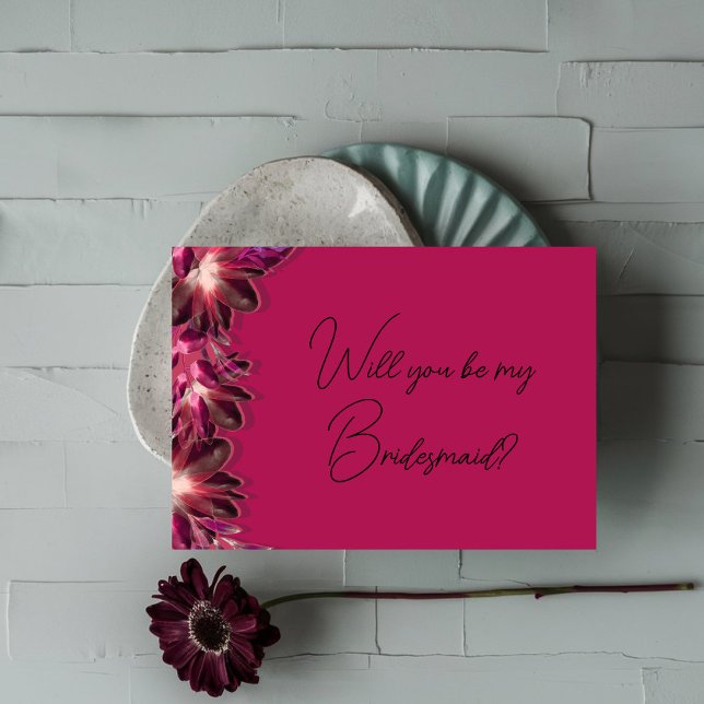 Invitation Elegant Bourgogne être promo (Créateur téléchargé)