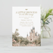 Elégant Château de Princesse Baby Shower Royal 