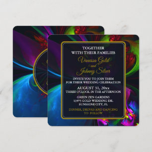 Invitation Élégant Classique Moderne Motif Floral #902 Mariag