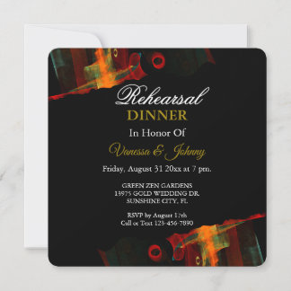 Invitation Élégant Classique Moderne Tendance Motif #903 Mari