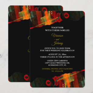 Invitation Élégant Classique Moderne Tendance Motif #903 Mari