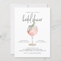 Élégant Cocktail rose Fête des mariées de Brunch B