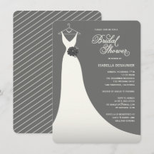 Invitation élégant élégant de Fête de la mariée de