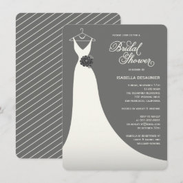 Invitation élégant élégant de Fête de la mariée de