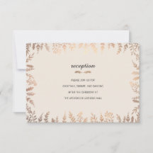 Élégant Faux Gold Foliage Insertion