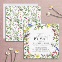 Élégant Fleur sauvage d'été Fête des mariées