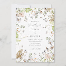 Élégant Fleur sauvage tout en un Mariage