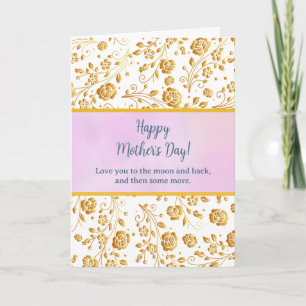 Invitation Élégant floral aquarelle pour Bonne Fête des Mères