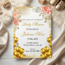 Elegant Floral Baby Shower
