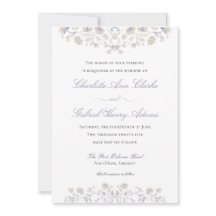 Élégant Floral Vintage Mariage victorien
