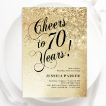 Elégant Gold 70e anniversaire