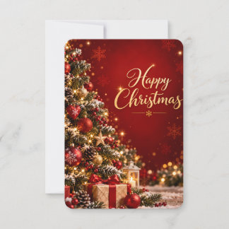 Invitation 🎄❤️ Elegant Happy Christmas Card ✨🎁