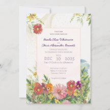 Élégant Jardin de Fleurs Sauvages Mariage à l'Aqua
