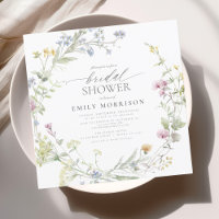 Elégant Jardin Fleurs Fête des mariées aquarelle