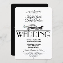 Élégant Mariage de cheval et de buggy