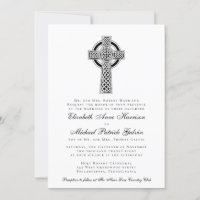 Élégant Mariage de croix celtique