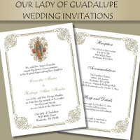 Élégant Mariage de Guadalupe de la Vierge Catholiq