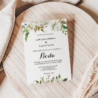 Élégant Mariage de la pivoine blanche hiver