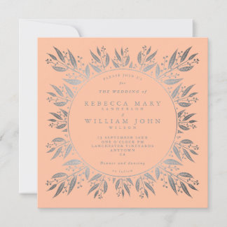 Invitation Élégant Mariage de style botanique italien