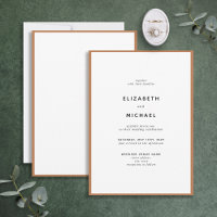 Élégant Mariage de typographie blanche et orange b