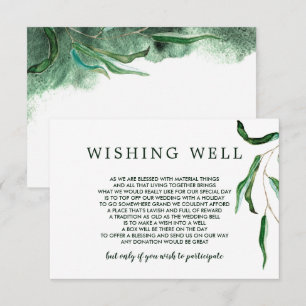 Invitation Élégant Mariage d'Eucalyptus Enveloppe bien Insére