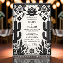 Élégant Mariage Floral de Fiesta Cactus