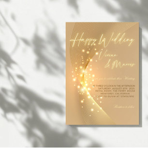 Invitation Elégant Mariage Happy - Classic & Joyful Party